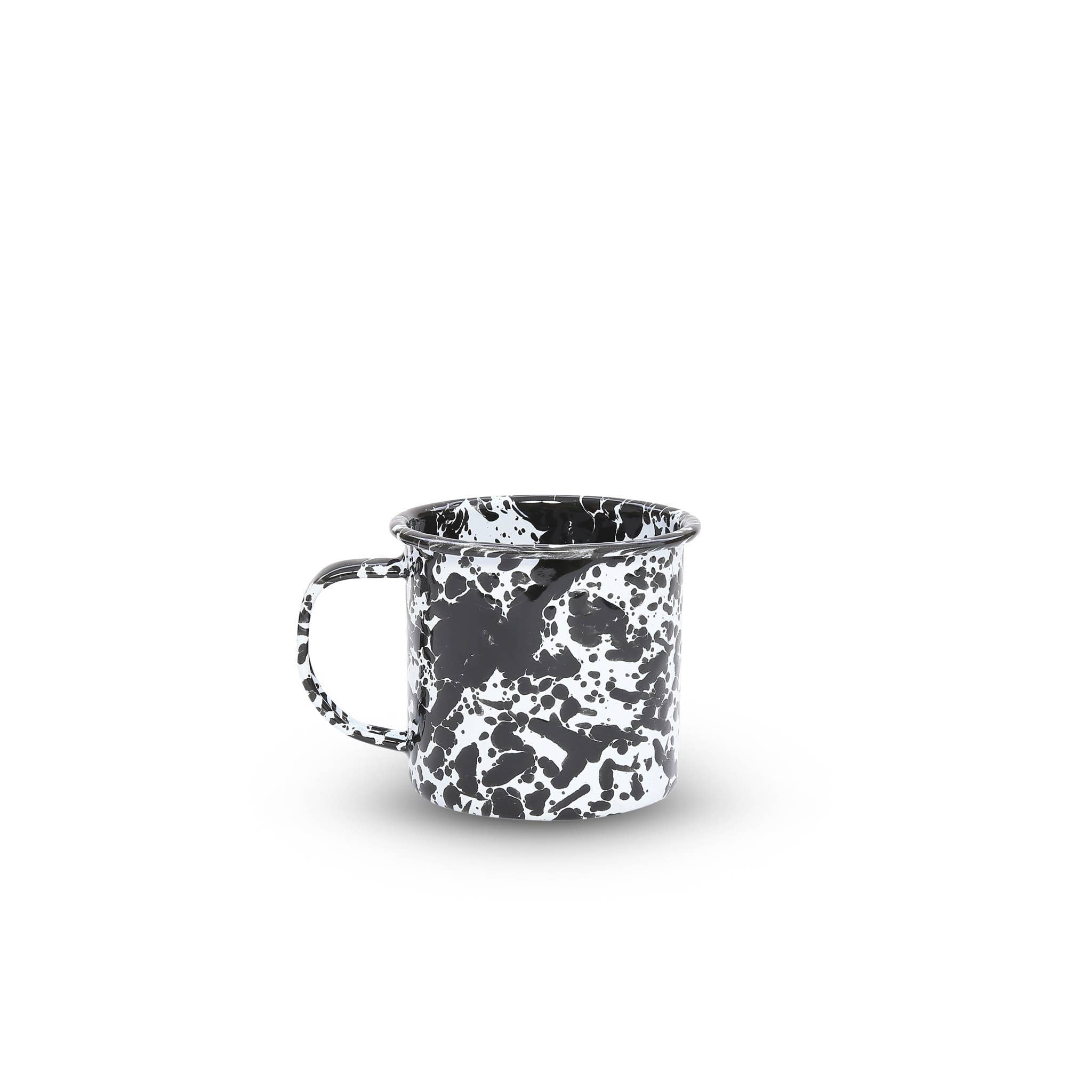 Crow Canyon Splatter Enamelware 12 oz Mug