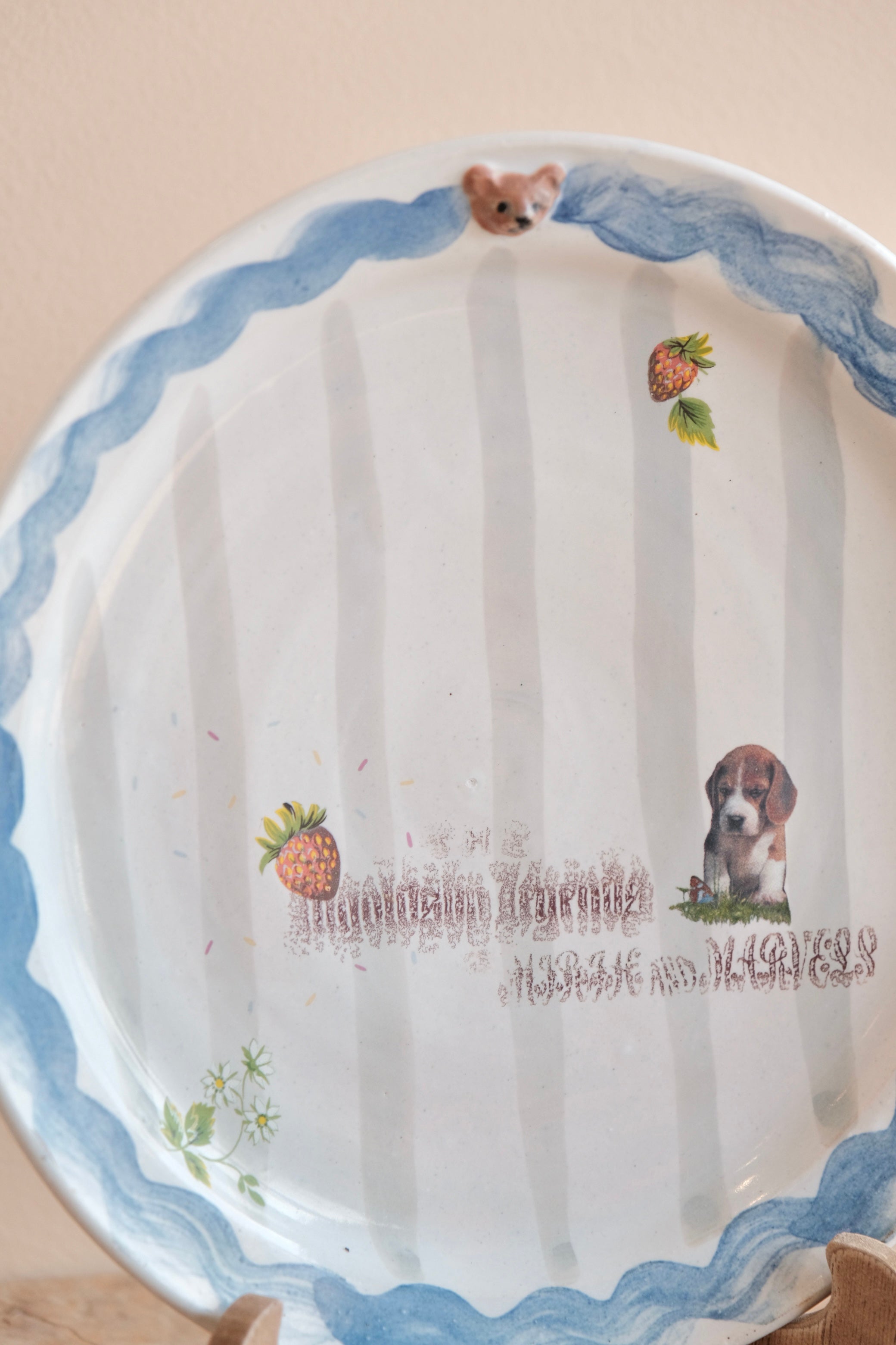 Hiruma Ikumi-比留間郁美 Handmade 8''/20cm Breakfast Plate (#1)