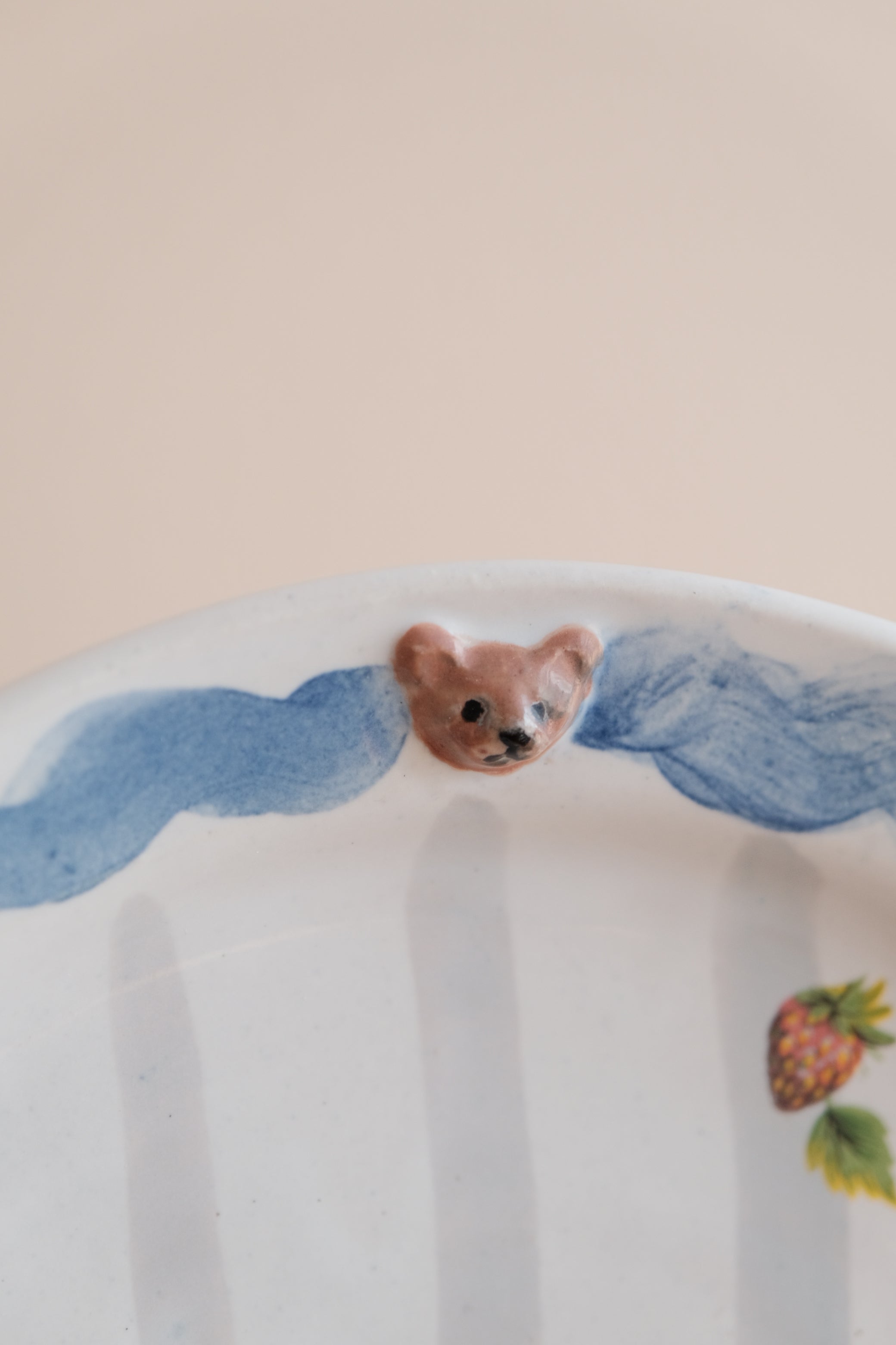 Hiruma Ikumi-比留間郁美 Handmade 8''/20cm Breakfast Plate (#1)
