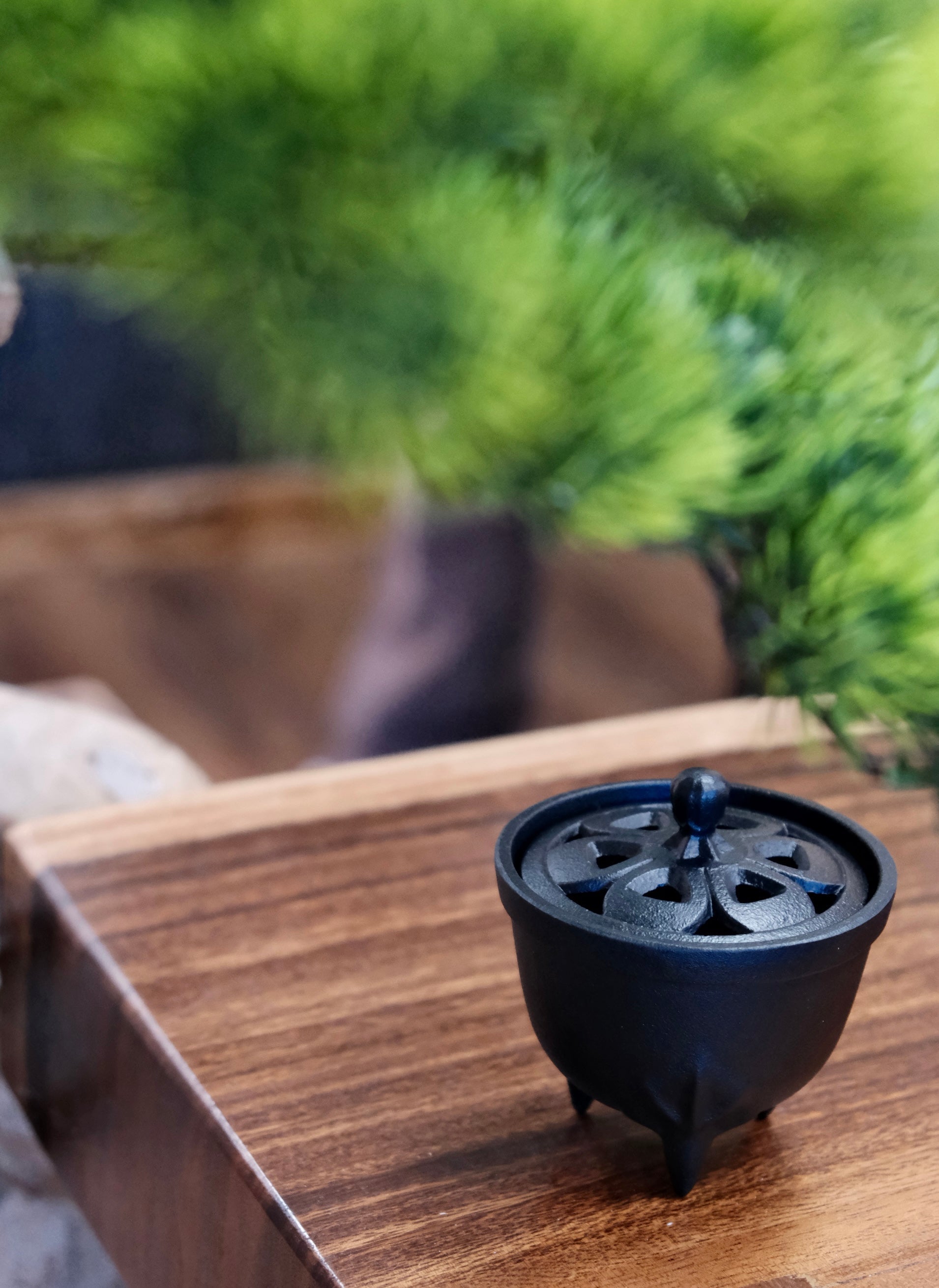 IWACHU Nambu Tekki Cast Iron Season Incense Burner(Gift Box)
