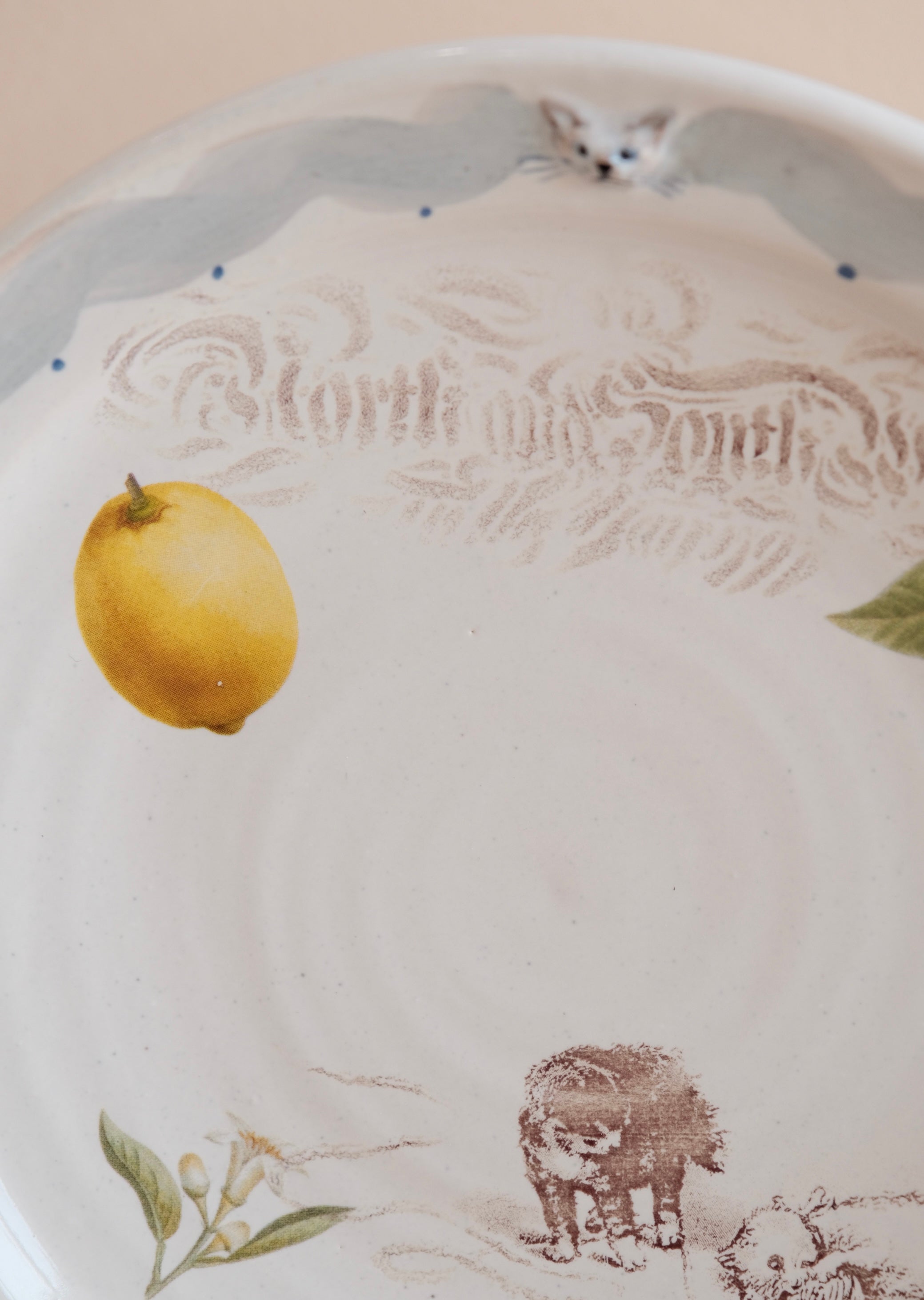 Hiruma Ikumi-比留間郁美 Handmade 8''/20cm Breakfast Plate (#3)