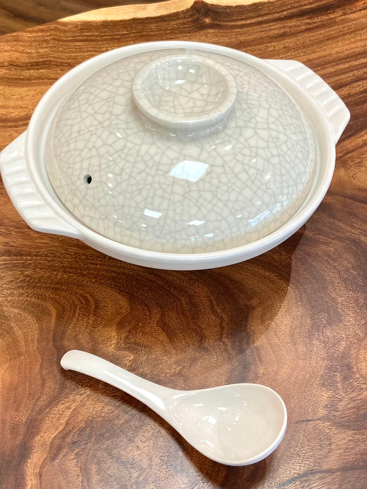 Japan Made GINPO Banko ware 3000ml Donabe 5-6ppl Size 10 Large Stylish Penetration Clay Pot