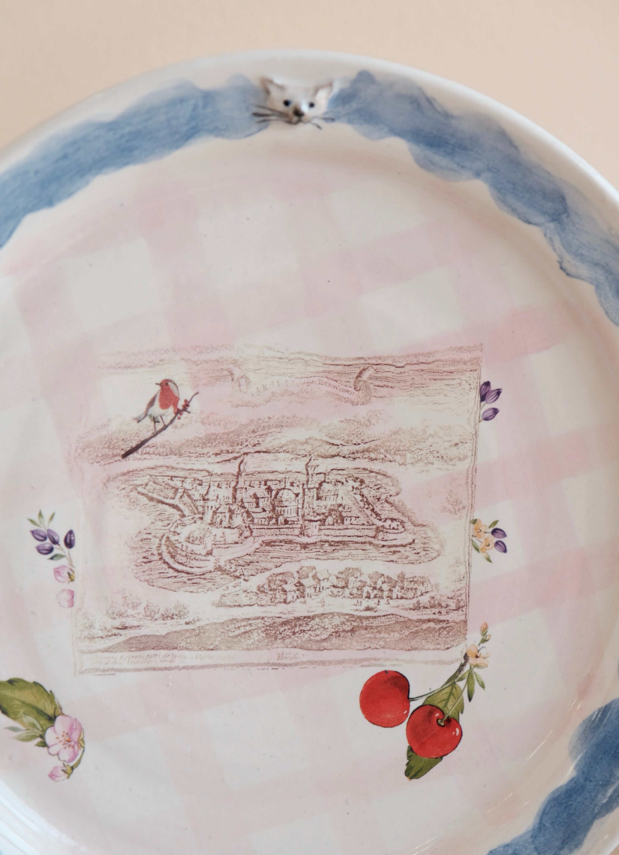 Hiruma Ikumi-比留間郁美 Handmade 8''/20cm Breakfast Plate (#4)