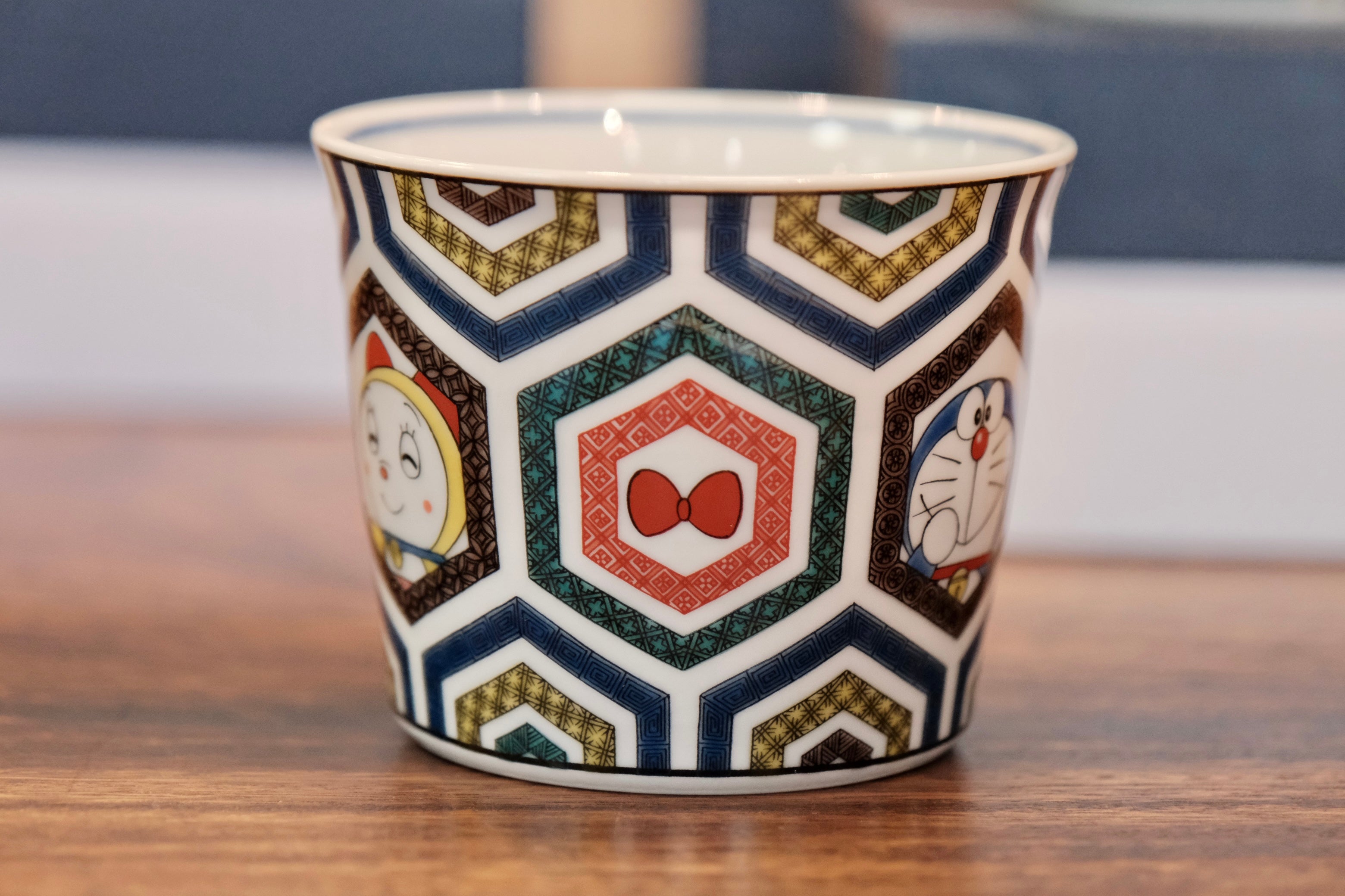 Japan Kutani Yaki Kaneshotouki Doraemon Soba Choko Cup