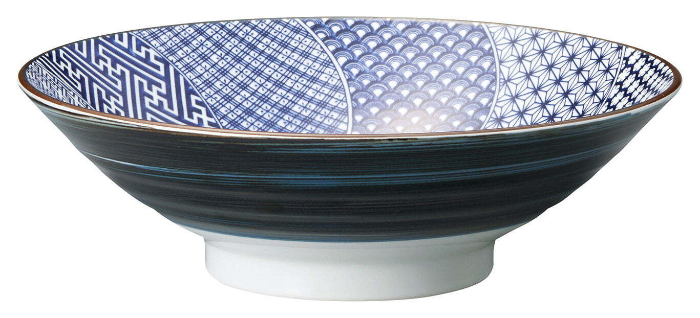 Japan Made Minoware Large Ramen Bowl-Plum