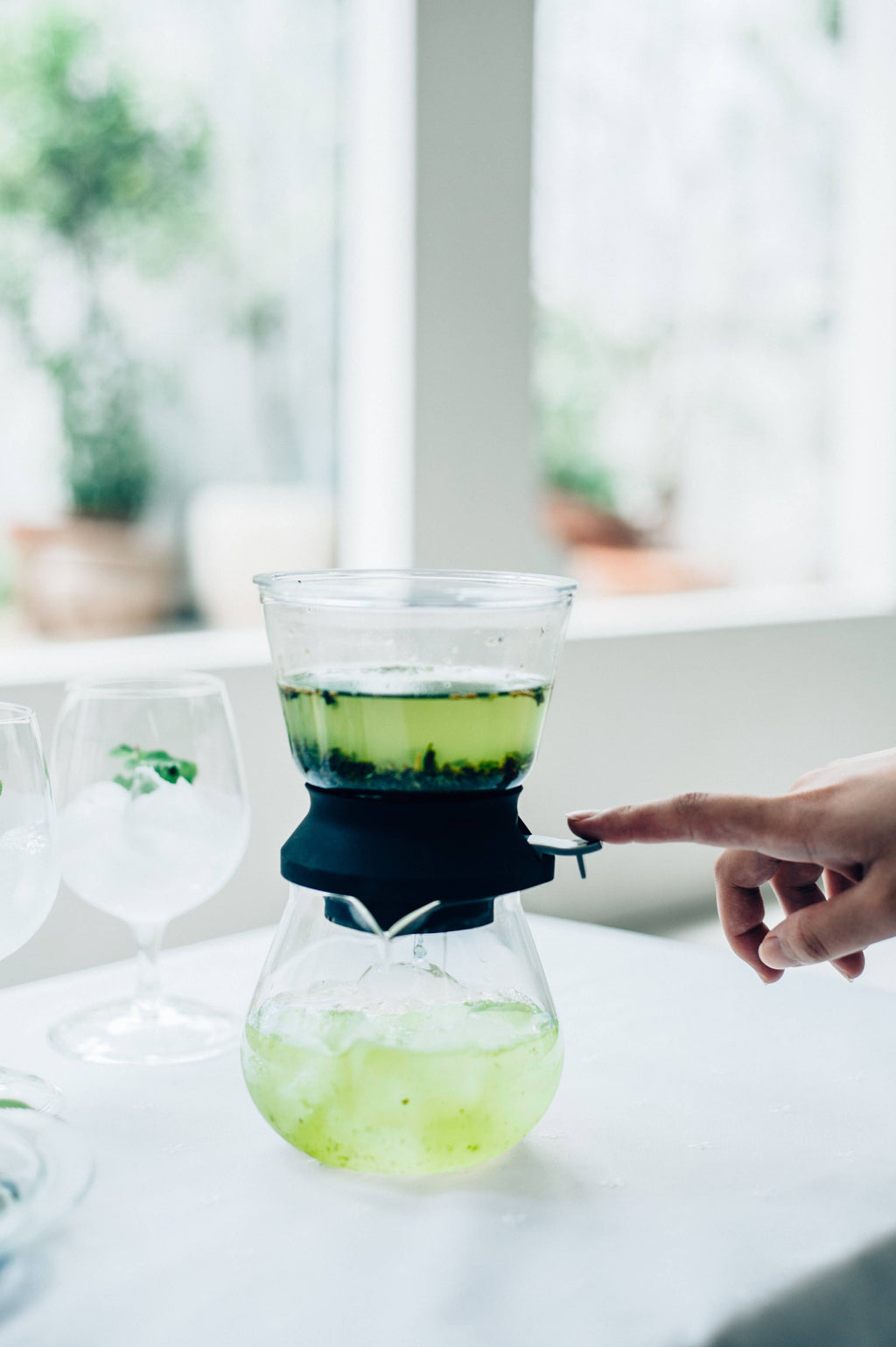 HARIO Tea Dripper LARGO 350mL Server Set