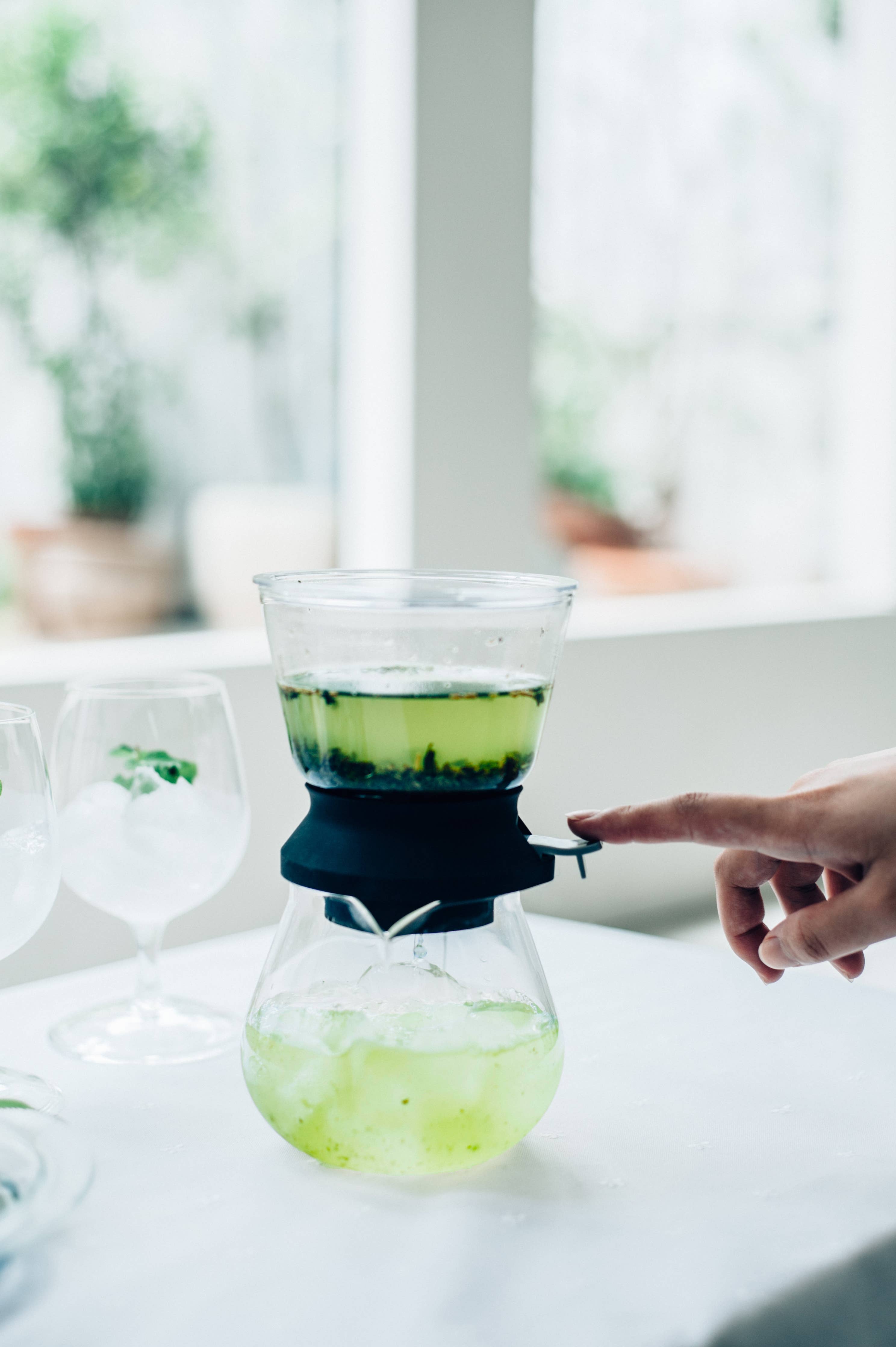 HARIO Tea Dripper LARGO 350mL Server Set