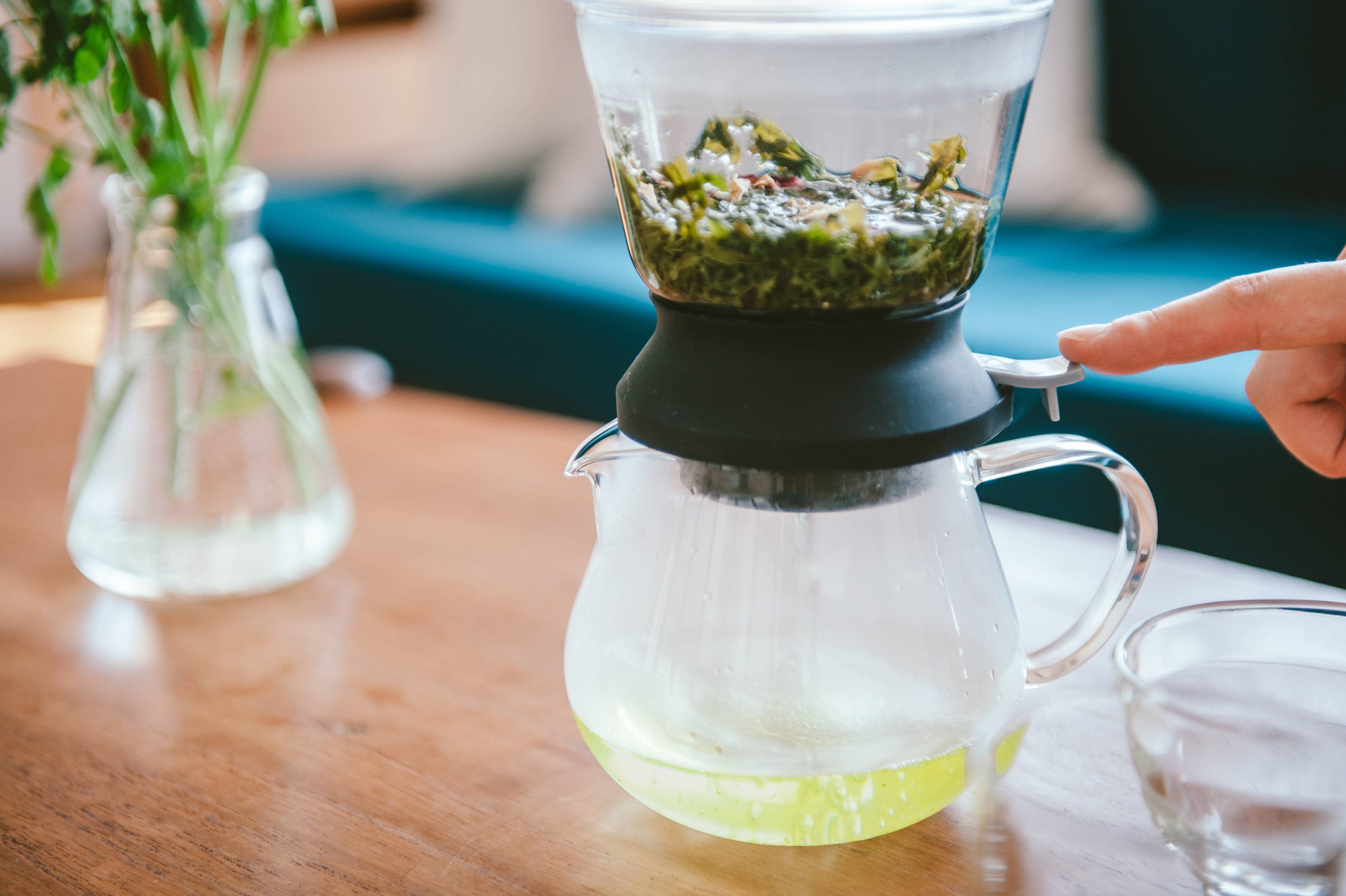 HARIO Tea Dripper LARGO 350mL Server Set