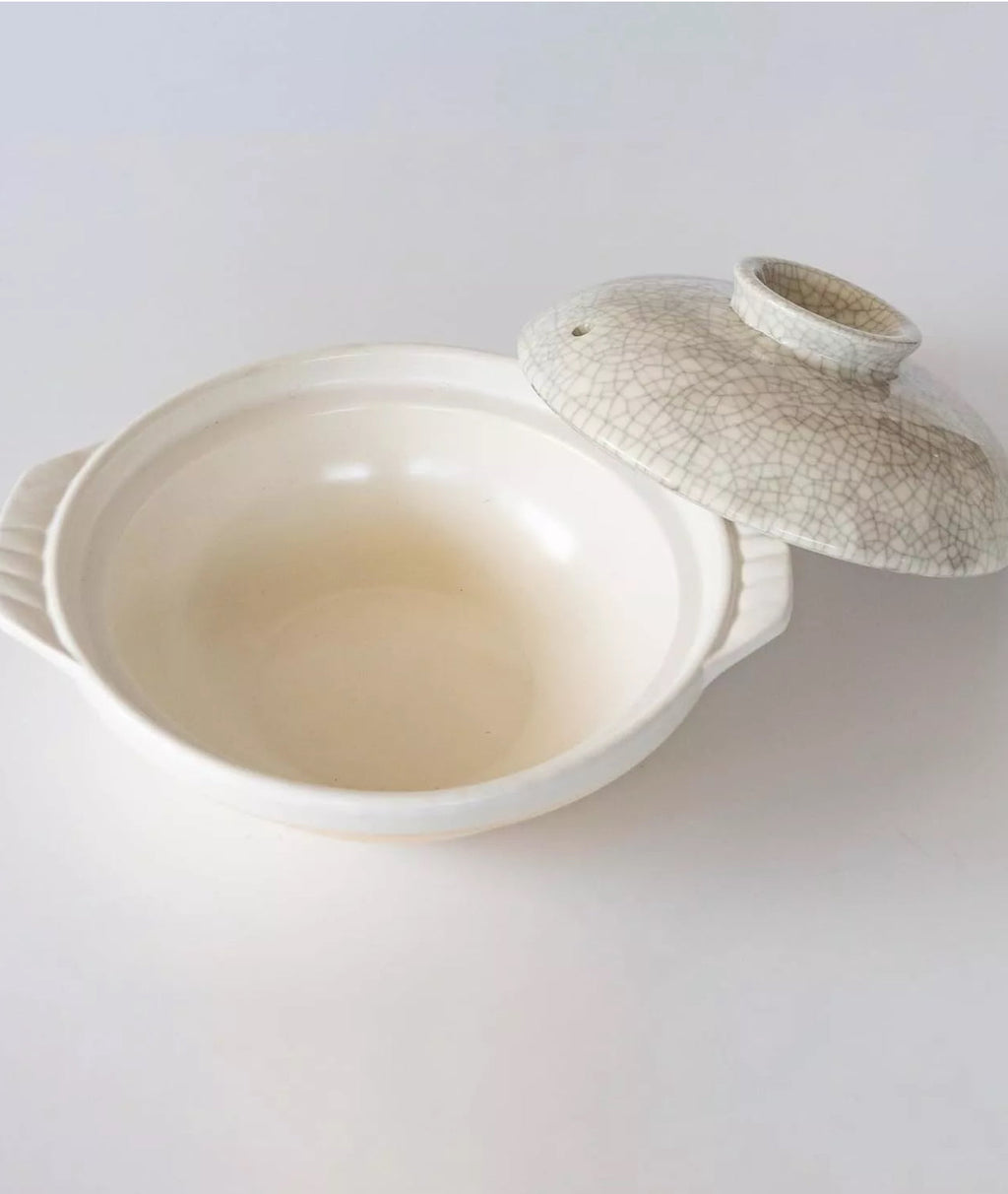 Japan Made GINPO Banko ware 3000ml Donabe 5-6ppl Size 10 Large Stylish Penetration Clay Pot
