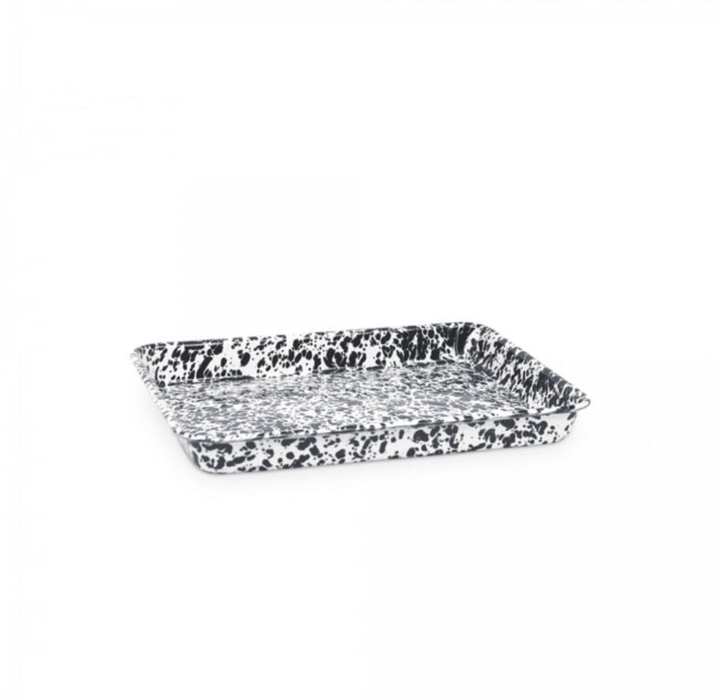 Crow Canyon Home Splatter Small Rectangle Tray