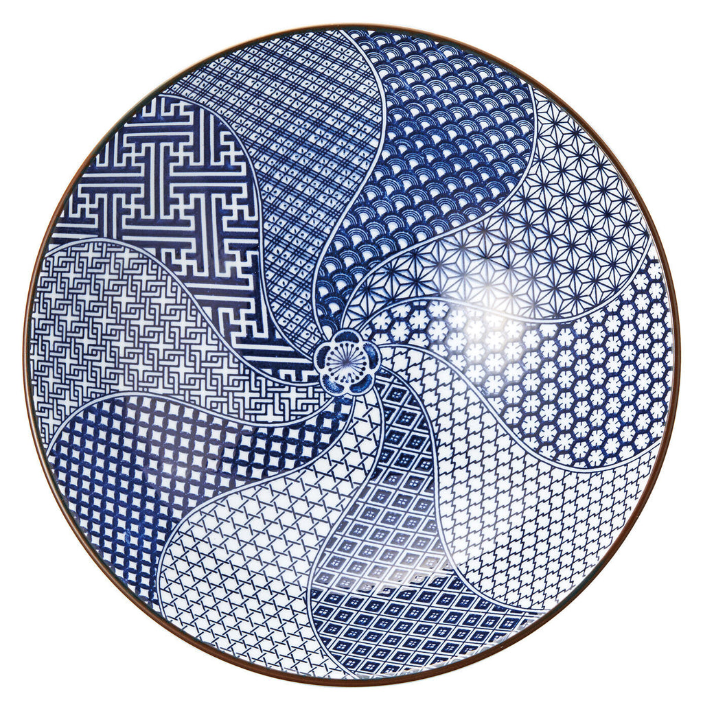 Japan Made Minoware Large Ramen Bowl-Plum