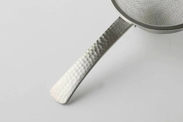 Japan Made Hammered-Pattern Handle Tea Strainer