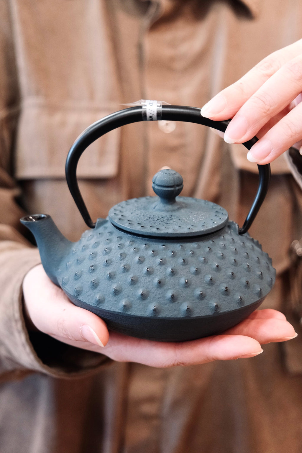 IWACHU Nambu Tekki Cast Iron 350ml Dark Blue Teapot （Gift Box）