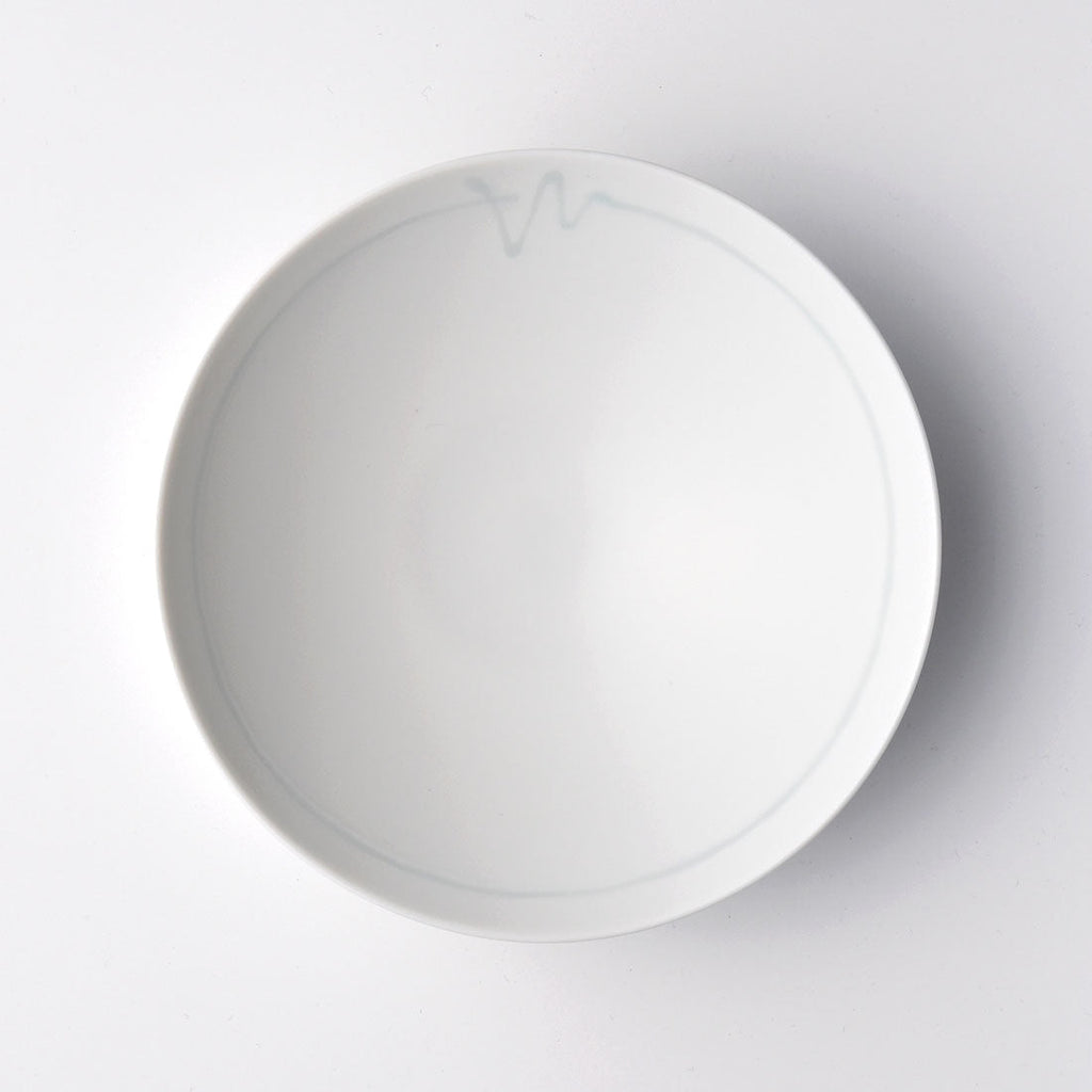 HAKUSAN Pottery Flat Bowl Chawan